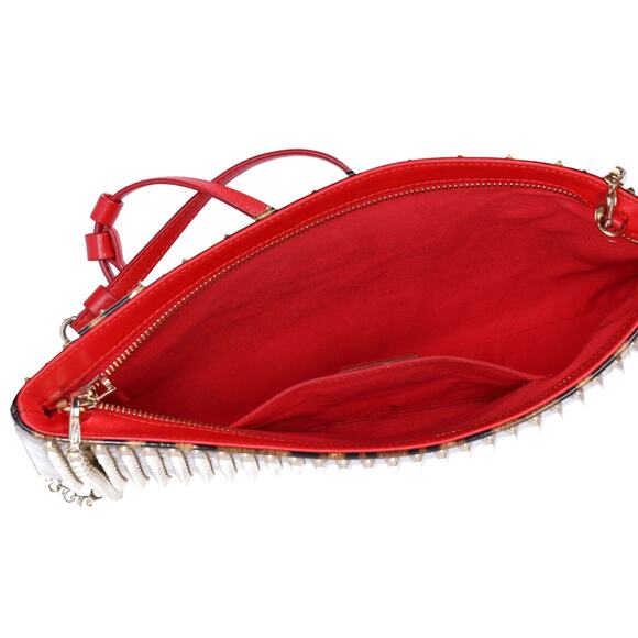 Christian Louboutin Loubiposh Shoulder Bag Light Brown Brown PVC Leopard - Picture 7 of 7